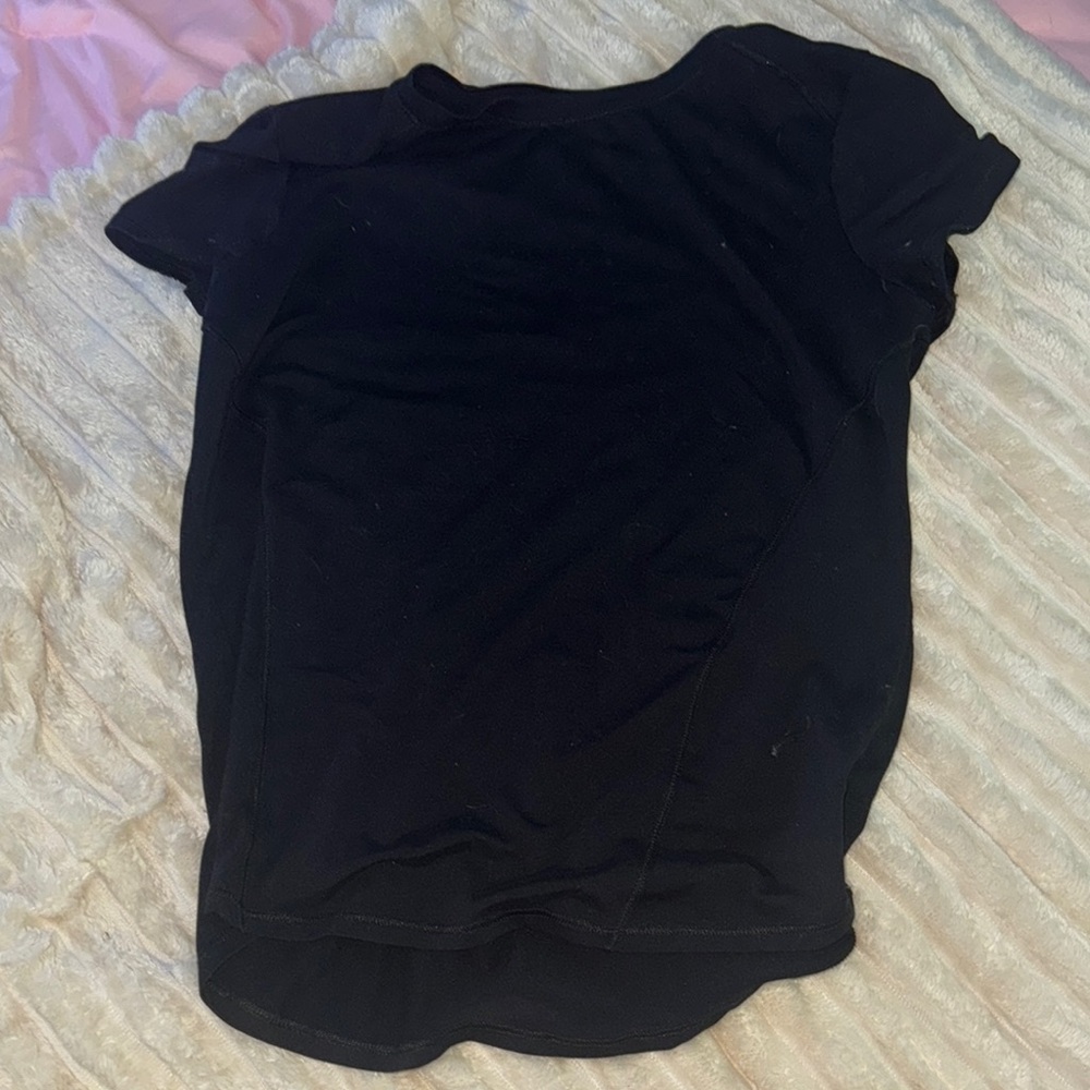 All in Motion Blue and Black Fitted Polo T-Shirt